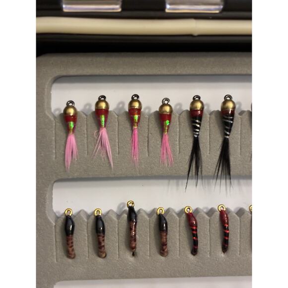 NEW BASSDASH Fly Fishing Flies Kit Assortment Trout Bass Fishing W/Box, 36 Pack - Picture 9 of 11